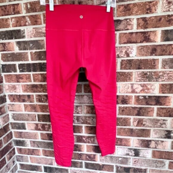 Lululemon  2021 Lunar New Year Wunder Under High-Rise Tight  Pants  25" Dark Red - Picture 2 of 16
